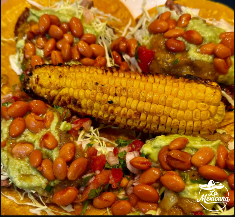 Tacos con Frijoles